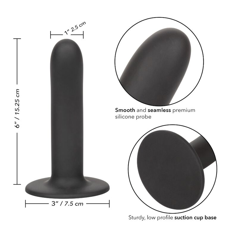 CALEXOTICS - BOUNDLESS DILDO 15.25 CM GURT KOMPATIBEL GLATT