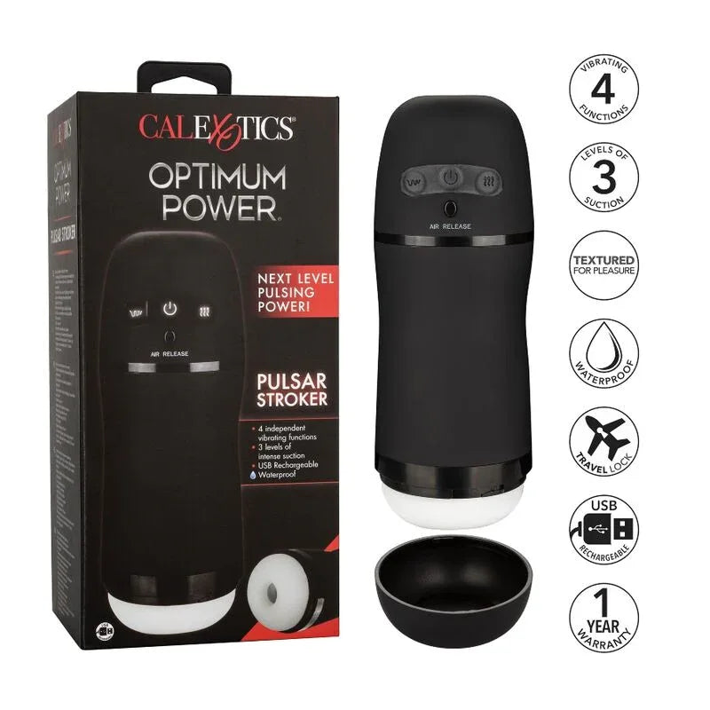 CALEXOTICS - OPTIMUM POWER STROKER VIBRATIONS UND SAUGFUNKTIONEN - Vanelion Paradise