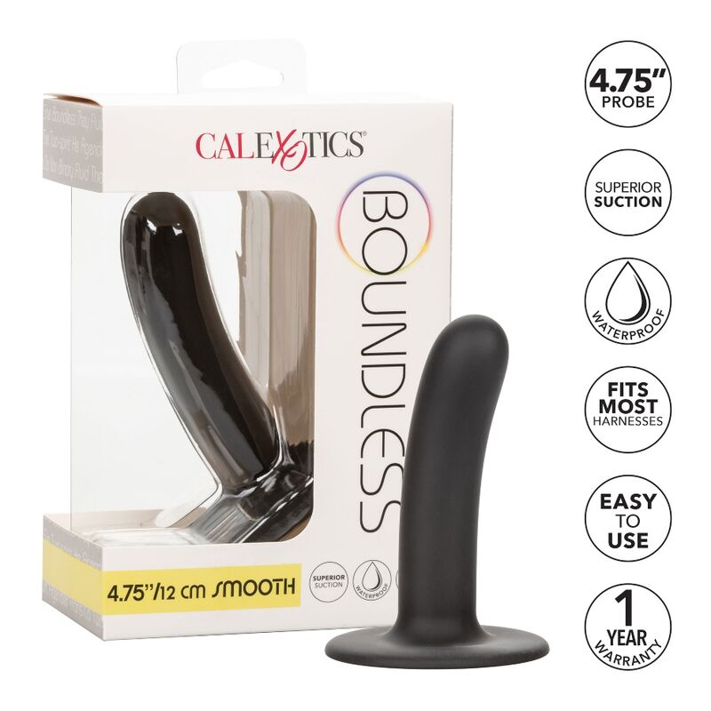 CALEXOTICS - BOUNDLESS DILDO 12 CM GURT KOMPATIBEL GLATT