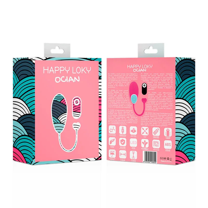 HAPPY LOKY Ocian Fernbedienung Kugel – 10 Vibrationsmodi, USB - Vanelion Paradise
