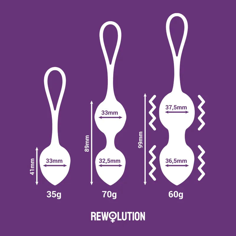 REWOLUTION - REWOBEADS VIBRIERBLLE FERNBEDIENUNG MIT WATCHME-TECHNOLOGIE - Vanelion Paradise