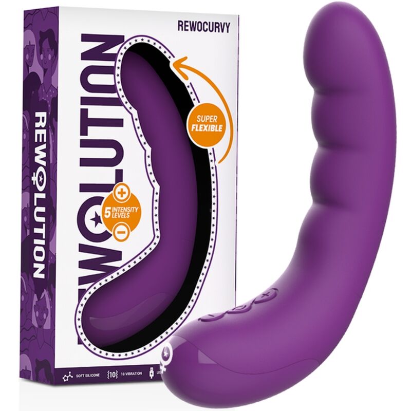 REWOLUTION - REWOCURVY WIEDERAUFLADBARER, FLEXIBLER VIBRATOR