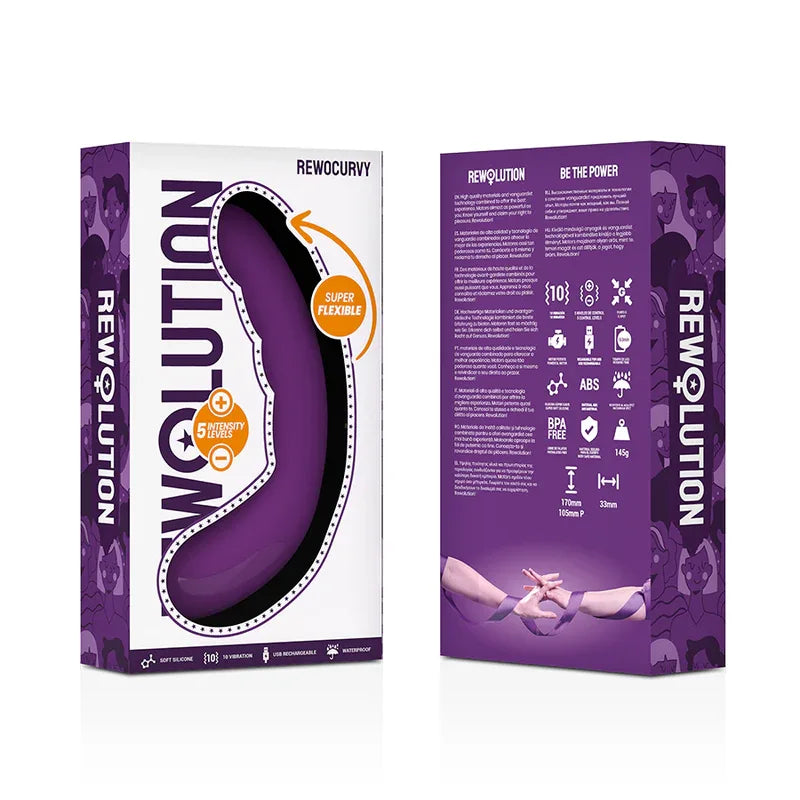 REWOLUTION - REWOCURVY WIEDERAUFLADBARER, FLEXIBLER VIBRATOR - Vanelion Paradise