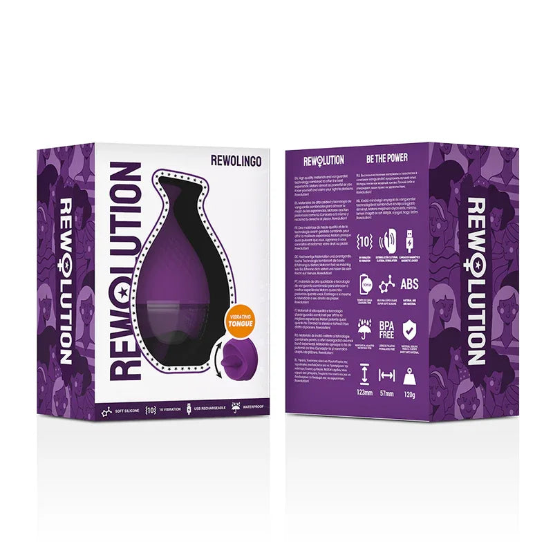REWOLUTION - REWOLINGO VIBRATOR MIT ZUNGE - Vanelion Paradise
