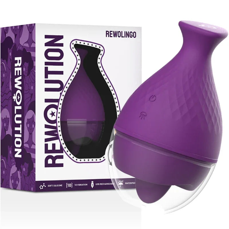 REWOLUTION - REWOLINGO VIBRATOR MIT ZUNGE - Vanelion Paradise