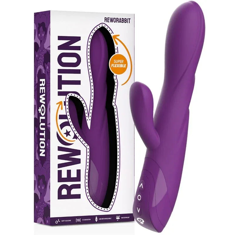 REWOLUTION - REWORABBIT FLEXIBLER VIBRATOR MIT KANINCHEN - Vanelion Paradise