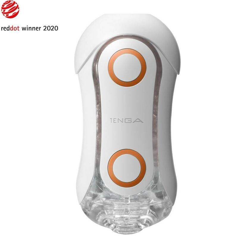 TENGA - FLIP ORB STRONG CRASH MASTURBATOR WEISS UND ORANGE - Vanelion Paradise