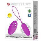 PRETTY LOVE - JOANNA VIBRIERENDES EI MIT FERNBEDIENUNG 12 MODI - Vanelion Paradise