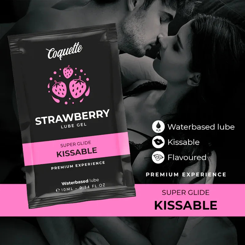 COQUETTE CHIC DESIRE - KUSSBARES SCHMIERMITTEL AUF ERDBEERWASSERBASIS TASCHE 10 ML - Vanelion Paradise