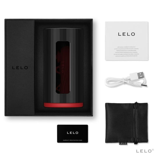 LELO - F1S V2 MASTURBATOR MIT SDK-TECHNOLOGIE ROT - SCHWARZ