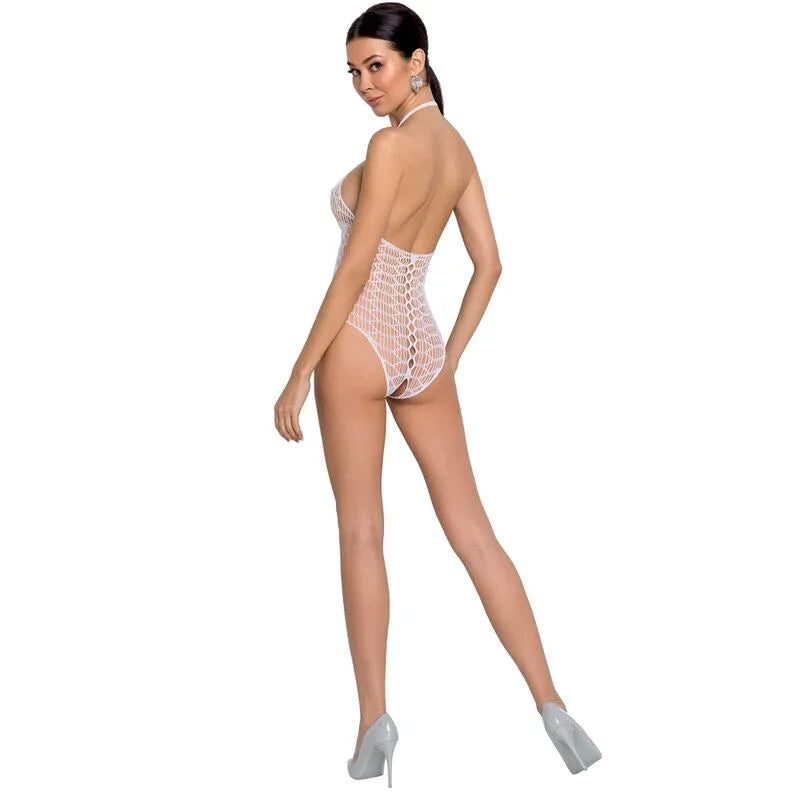 PASSION - WOMAN BS087 BODYSTOCKING BLANCO TALLA UNICA - Vanelion Paradise