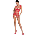 PASSION - WOMAN BS089 BODYSTOCKING ROJO TALLA UNICA - Vanelion Paradise