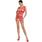 PASSION - WOMAN BS089 BODYSTOCKING ROJO TALLA UNICA - Vanelion Paradise
