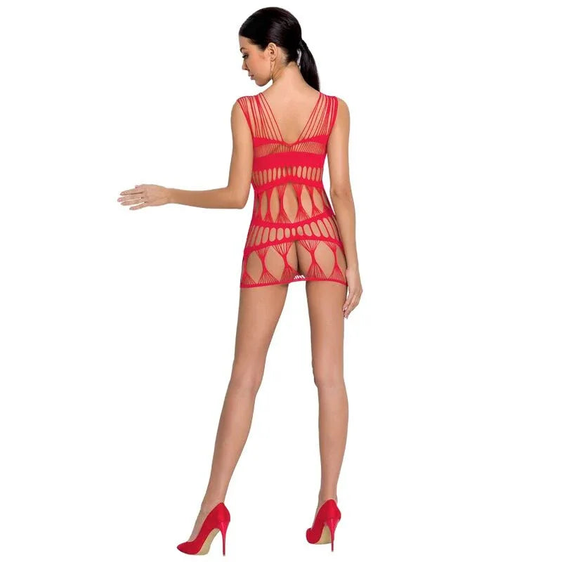 PASSION - WOMAN BS089 BODYSTOCKING ROJO TALLA UNICA - Vanelion Paradise