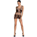 PASSION - WOMAN BS090 BODYSTOCKING SCHWARZ EINE GRÖSSE - Vanelion Paradise