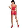 PASSION - WOMAN BS090 BODYSTOCKING ROJO TALLA UNICA - Vanelion Paradise