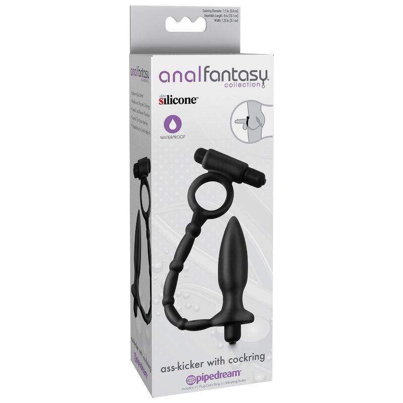 ANAL FANTASY - MINI-ANALSTIMULATOR MIT RING UND VIBRIERENDER KUGEL - Vanelion Paradise