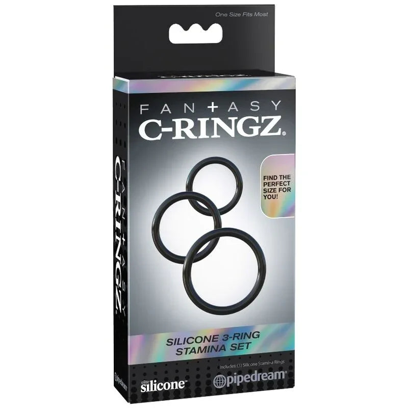 FANTASY C-RINGZ - SILIKON 3 RING STAMINA SET - Vanelion Paradise