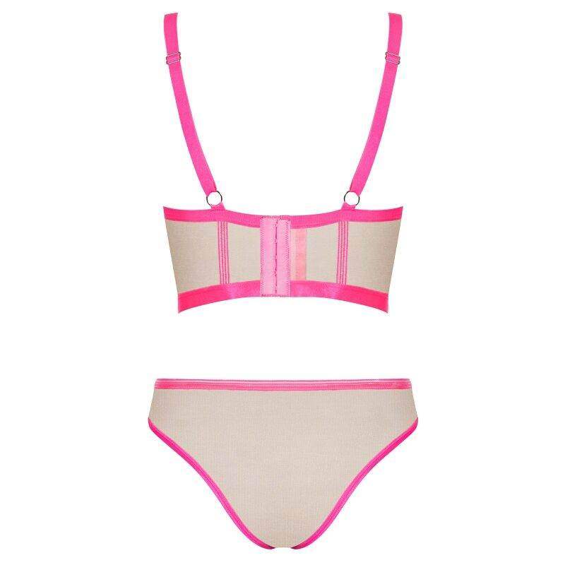 OBSESSIVE - NUDELIA SET ZWEITEILIG ROSA S/M - Vanelion Paradise