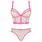 OBSESSIVE - NUDELIA SET ZWEITEILIG ROSA S/M - Vanelion Paradise
