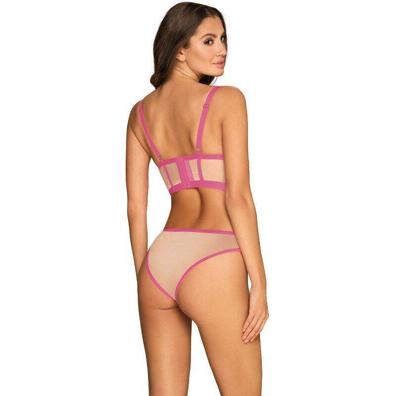 OBSESSIVE - NUDELIA SET ZWEITEILIG ROSA S/M - Vanelion Paradise