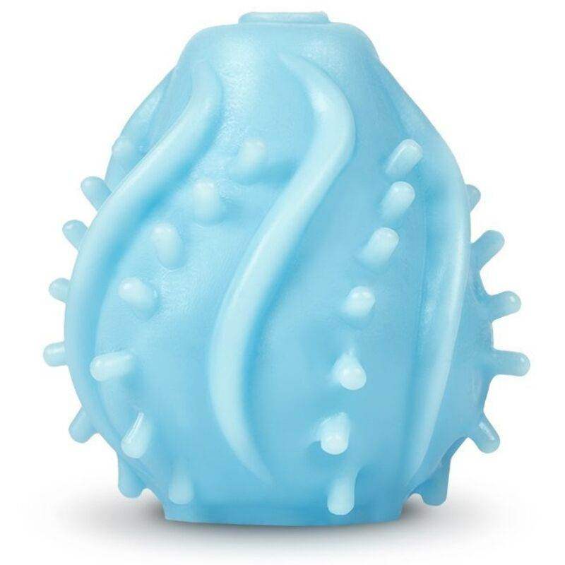 G-VIBE - WIEDERVERWENDBARER TEXTURIERTER MASTURBATOR EI BLAU - Vanelion Paradise
