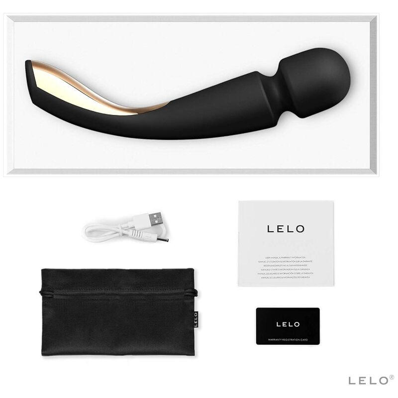 LELO - SMART MEDIUM WAND 2 SCHWARZES MASSAGER