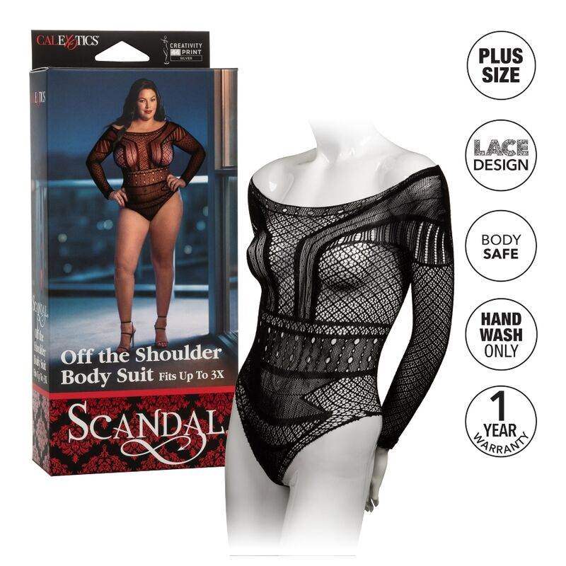 CALEXOTICS - SCANDAL SCHULTER-BODYSUIT IN ÜBERGRÖSSE - Vanelion Paradise