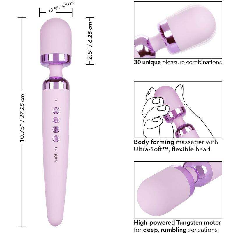 CALIFORNIA EXOTICS - OPULENCE MASSAGER ROSA - Vanelion Paradise
