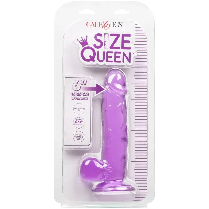 CALEXOTICS - GRÖSSE KÖNIGIN-DILDO LILA 15.3 CM - Vanelion Paradise