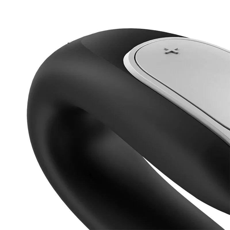 SATISFYER - DOUBLE FUN PARTNER VIBRATOR SCHWARZ - Vanelion Paradise