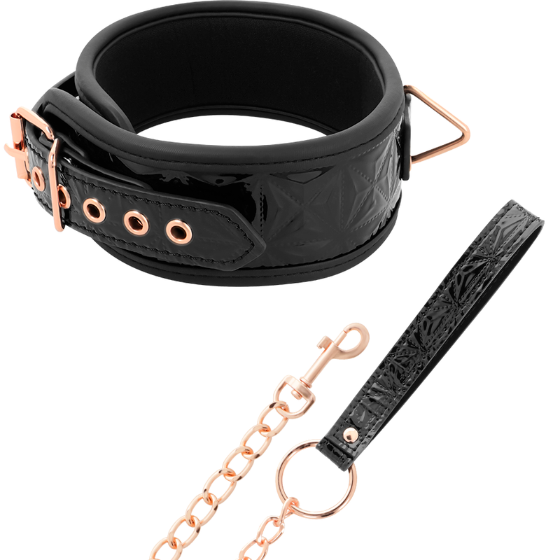 BEGME - BLACK EDITION PREMIUM VEGANER LEDERHALSBAND