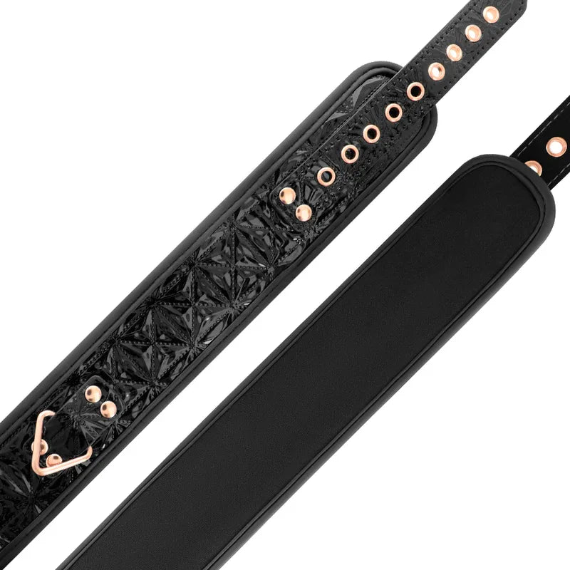 BEGME - BLACK EDITION PREMIUM VEGANER LEDERHALSBAND - Vanelion Paradise