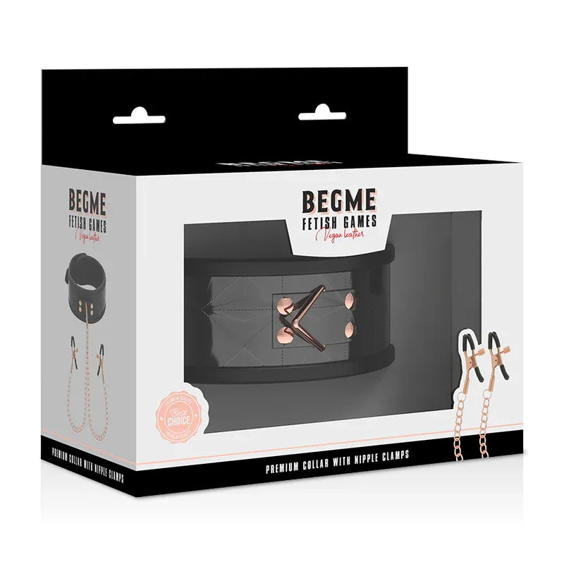 BEGME - BLACK EDITION HALSBAND MIT NIPPELKLEMMEN - Vanelion Paradise