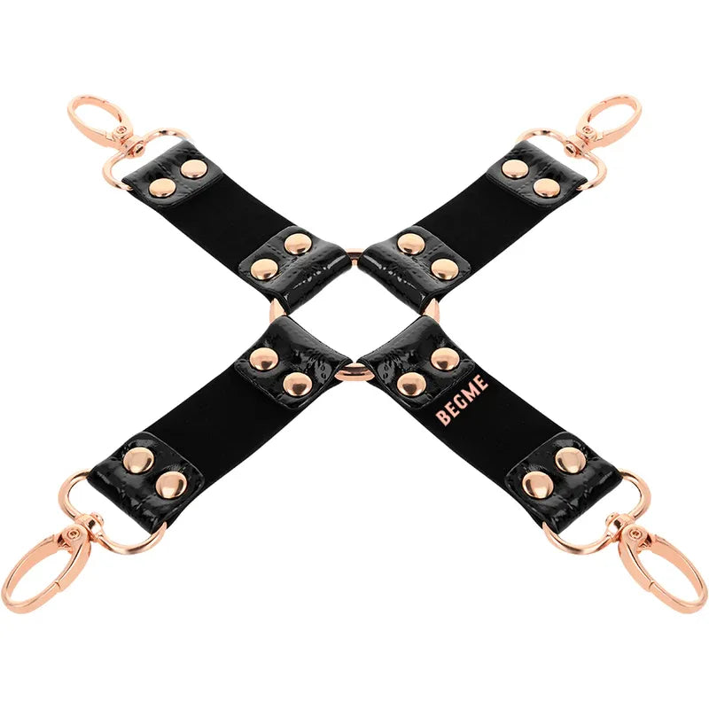 BEGME - BLACK EDITION VEGANE LEDER-HOG-KRAWATTE - Vanelion Paradise