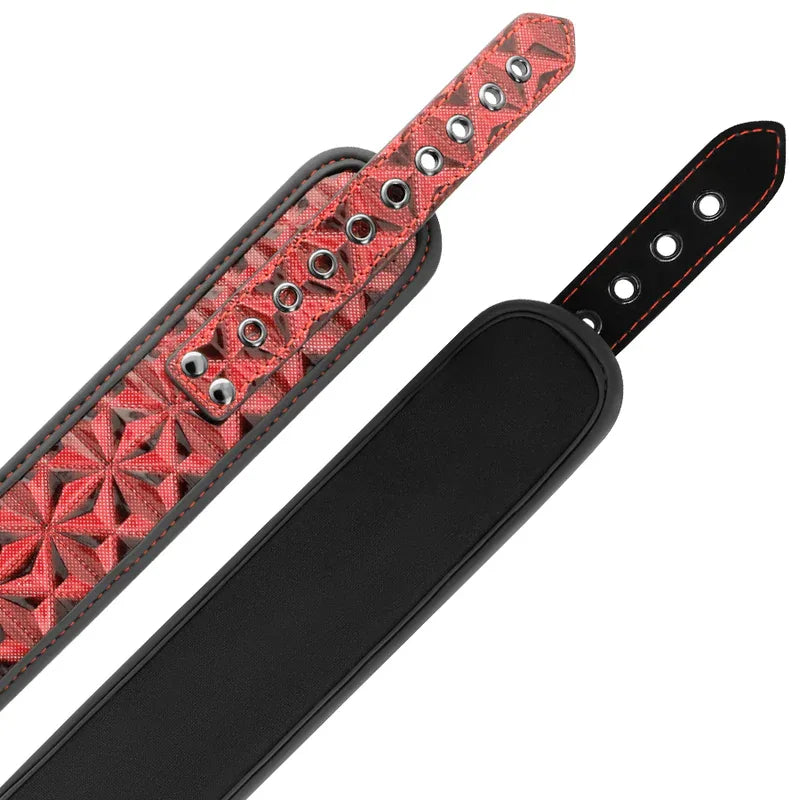 BEGME - RED EDITION HALSBAND MIT NIPPELKLEMMEN MIT NEOPRENFUTTER - Vanelion Paradise