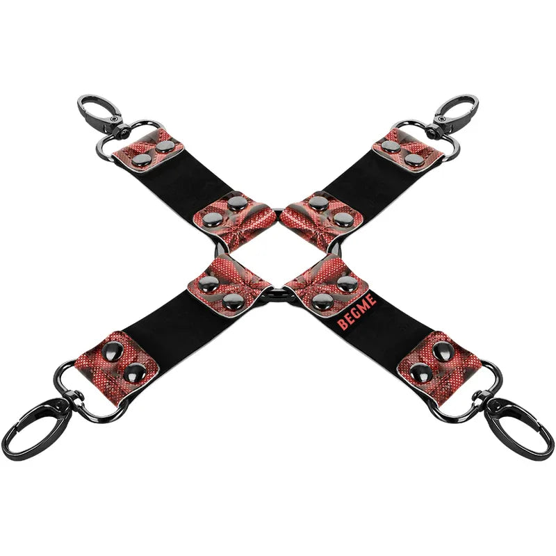 BEGME Red Edition – Veganer Hogtie-Verbinder mit Neopren & O-Ring - Vanelion Paradise