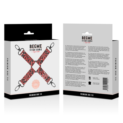 BEGME - RED EDITION PREMIUM VEGANES LEDER-SCHWEINEKRAWATTE