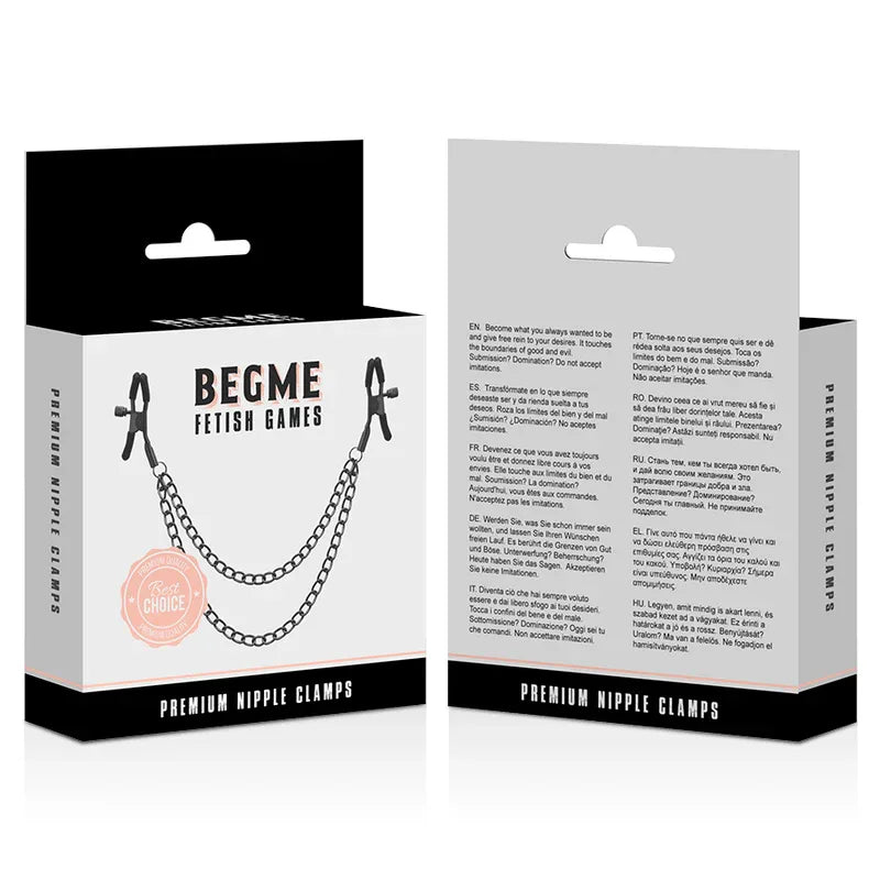 BEGME - RED EDITION NIPPELCLIPS MIT KETTE - Vanelion Paradise
