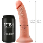 FETISH SUBMISSIVE CYBER STRAP - HARNESS MIT FERNBEDIENUNGS-DILDO-UHREN-TECHNOLOGIE - Vanelion Paradise