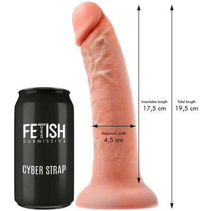 FETISH SUBMISSIVE CYBER STRAP - HARNESS MIT FERNBEDIENUNG DILDO WATCHME M TECHNOLOGIE