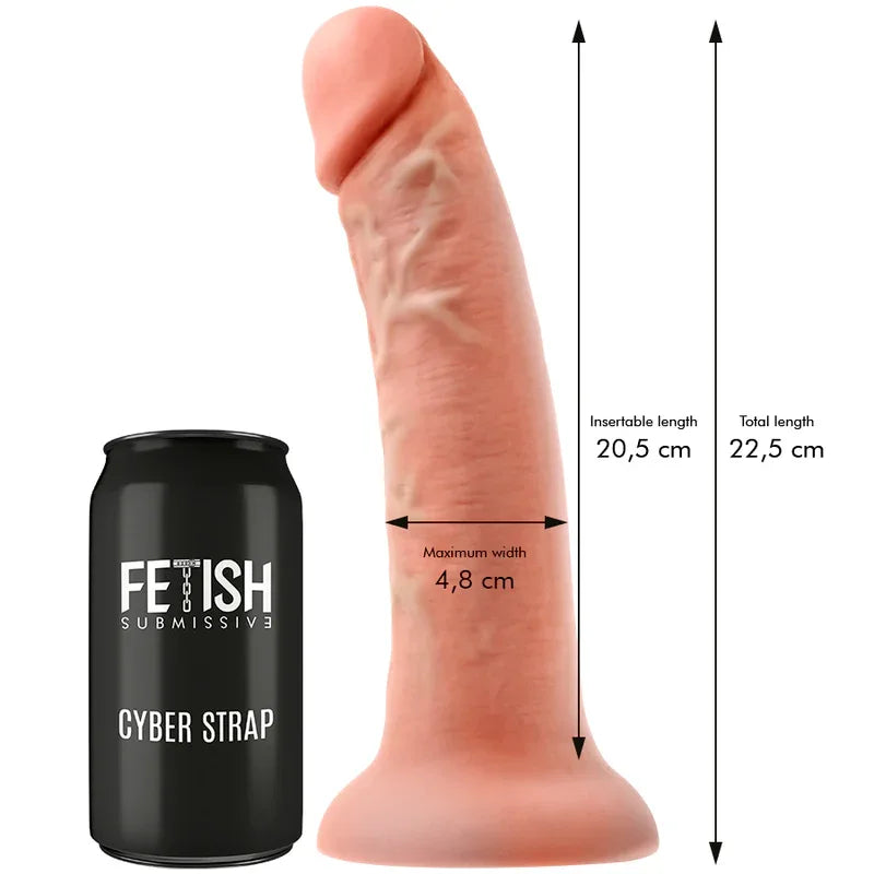 FETISH SUBMISSIVE CYBER STRAP - HARNESS MIT DILDO- UND BULLET-FERNBEDIENUNGS-WATCHME-L-TECHNOLOGIE - Vanelion Paradise