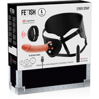 FETISH SUBMISSIVE CYBER STRAP - HARNESS MIT DILDO- UND BULLET-FERNBEDIENUNGS-WATCHME-L-TECHNOLOGIE - Vanelion Paradise