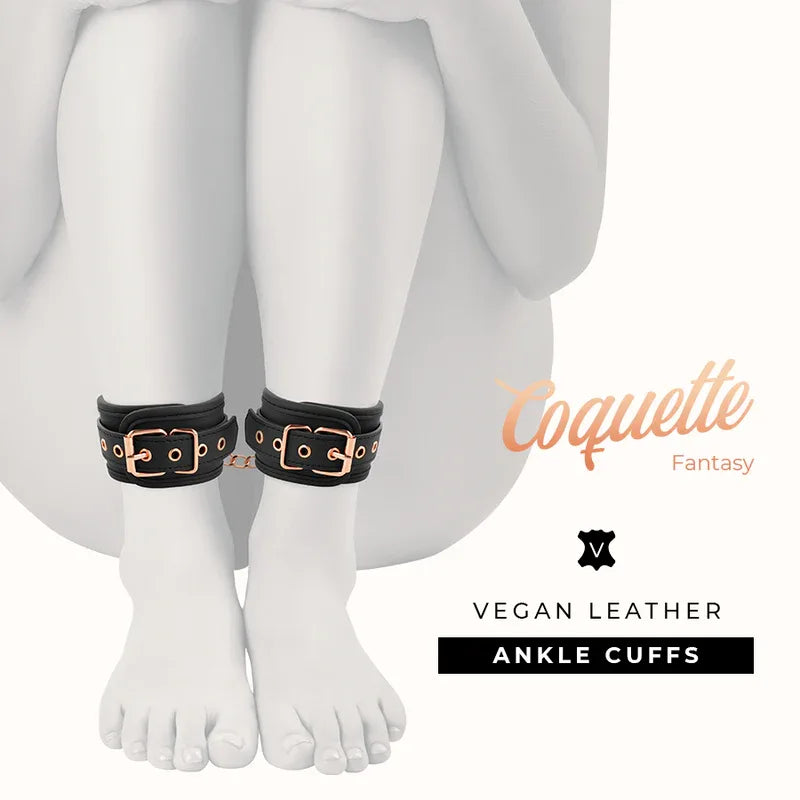 COQUETTE CHIC DESIRE - FANTASY-KNÖCHEL-MANSCHETTEN MIT NEOPRENFUTTER - Vanelion Paradise