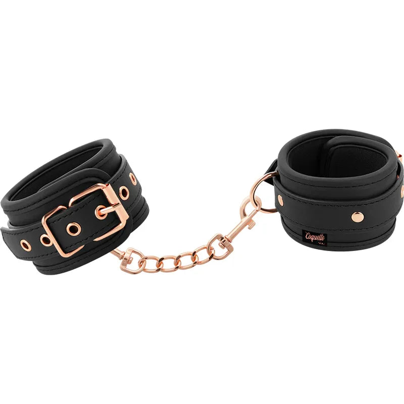 COQUETTE CHIC DESIRE - FANTASY-HANDSCHELLEN AUS VEGANEM LEDER MIT NEOPREN-FUTTER - Vanelion Paradise