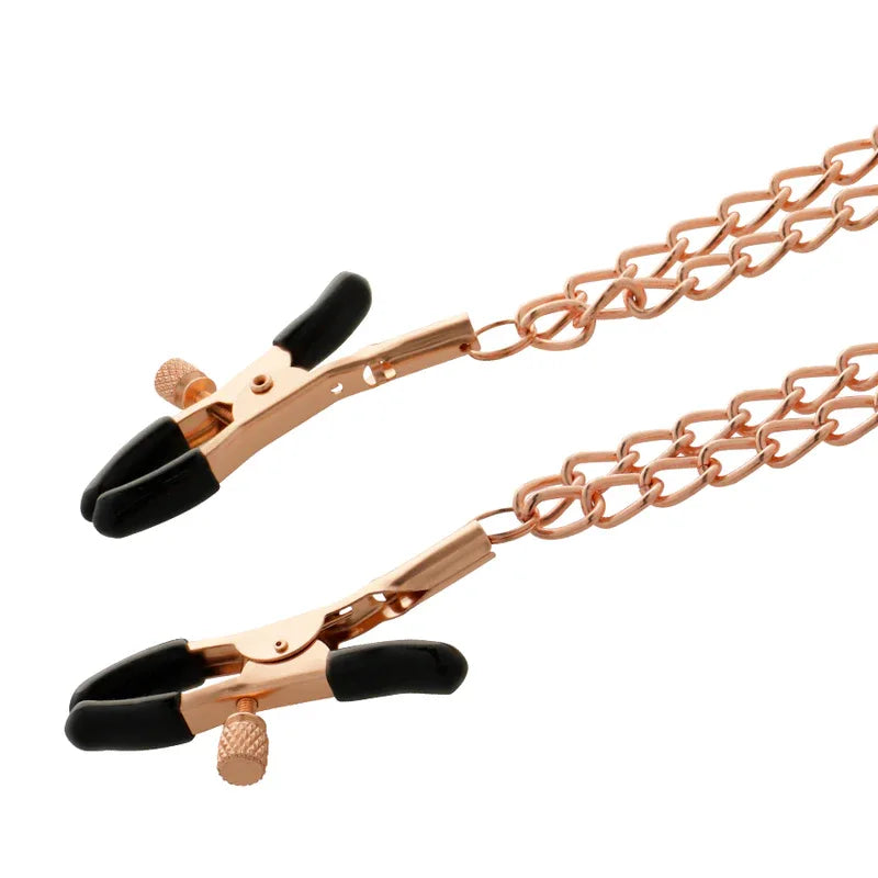 COQUETTE CHIC DESIRE - FANTASY-NIPPELCLIPS AUS METALL MIT KETTE - Vanelion Paradise