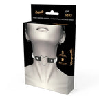COQUETTE CHIC DESIRE - VEGANES LEDER-HALSBAND MIT HERZ - Vanelion Paradise