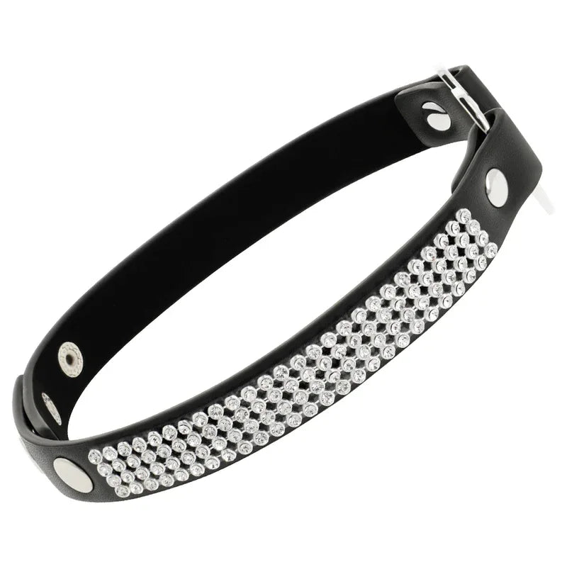 COQUETTE CHIC DESIRE - VEGANES LEDER-HALSBAND MIT HERZ - Vanelion Paradise