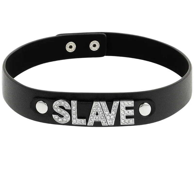 COQUETTE CHIC DESIRE - SKLAVEN-HALSBAND AUS VEGANEM LEDER - Vanelion Paradise