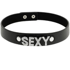 COQUETTE CHIC DESIRE - SEXY VEGANES LEDER-HALSBAND - Vanelion Paradise
